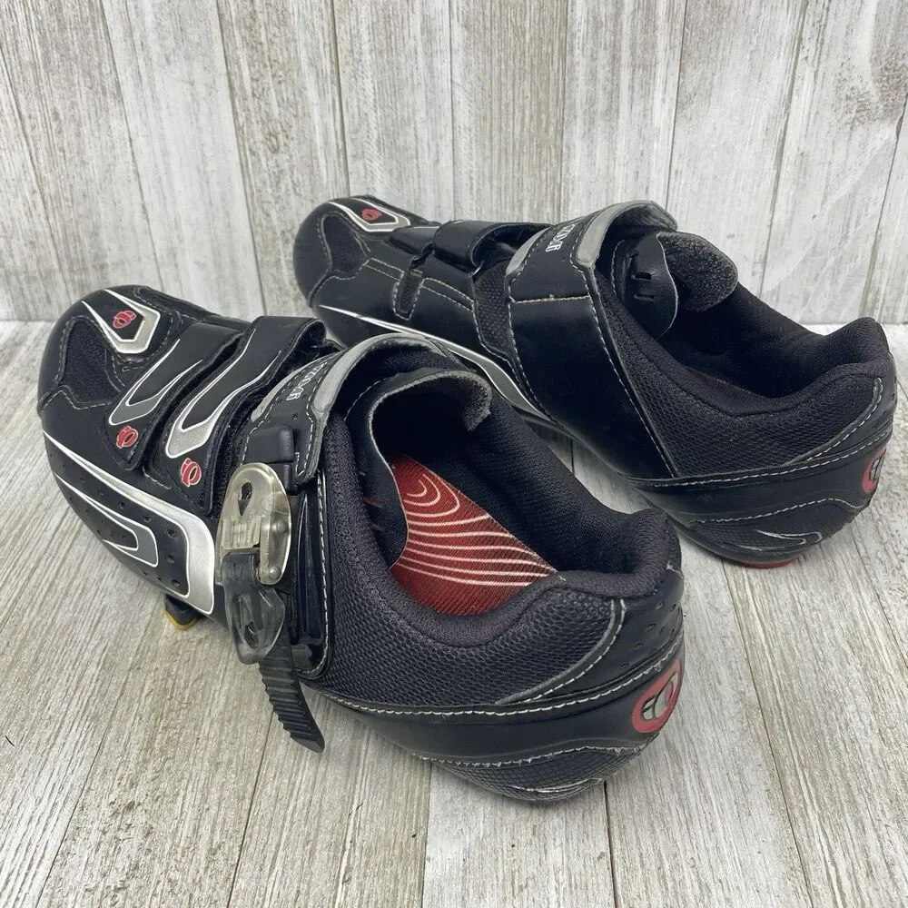 Pearl Izumi Cycling Shoes Race RD 5776 Black Red Mens Size EU 41 US 7.75 - US 8 - Picture 3 of 10